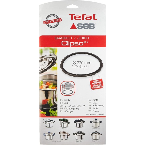 TEFAL CLIPSO SILICON GASKET...